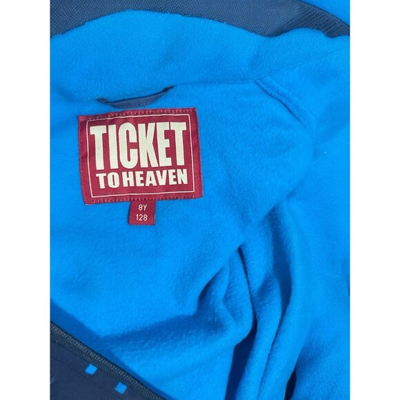 Ticket to Heaven Kids’ Waterproof and Insulated Jacket Navy Blue winter Size 8 - Picture 8 of 9